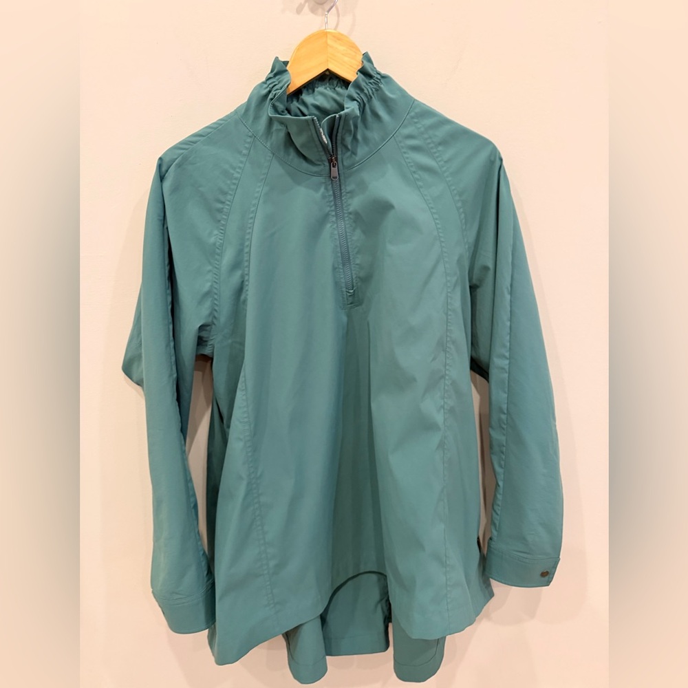 Athleta Teal Lightweight Pullover Jacket